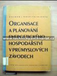 Organisace a plánování energetického hospodářství v průmyslových závodech - náhled