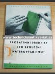 Prozatimní předpisy pro zkoušení nátěrových hmot - náhled