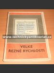 Velké řezné rychlosti  - náhled