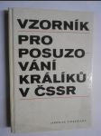 Vzorník pro posuzování králíků v Československé socialistické republice - náhled