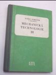 Mechanická technologie iii - náhled