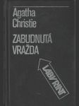 Zabudnutá vražda - náhled