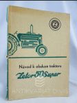 Návod k obsluze traktoru Zetor 50 Super - náhled