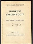 Moderní psychologie - náhled