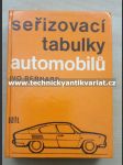 Seřizovací tabulky automobilů - náhled