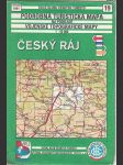 Rozkladací podrobná turistická mapa na podkladě vojenské topografické mapy  český ráj 1:50000 - náhled