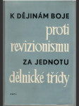 K dějinám boje proti revizionismu za jednotu dělnické třídy - náhled