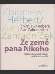 Ze země pana Nikoho - Dva středoevropští básníci tváří v tvář totalitě - náhled