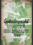 Československý lesnická bibliografie - náhled