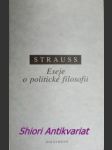 Eseje o politické filosofii - strauss leo - náhled