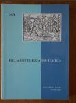 Folia historica bohemica 28/1 - náhled
