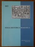 Folia historica bohemica - náhled