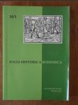 Folia historica bohemica 30/1 - náhled