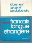 Francais langue étrangére - náhled