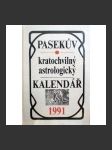 Pasekův kratochvilný astrologický kalendář 1991 - náhled