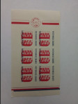 Celostátní výstava poštovních známek brno 1966 - Arch propagační známek - náhled