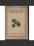 Musaion, svazek I. - z jara 1920 (Sborník pro moderní umění) - náhled