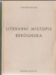 Literární místopis Berounska - náhled