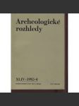Archeologické rozhledy XLIV - 1992, č. 4. - náhled