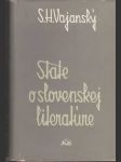 State o slovenskej literatúre - náhled