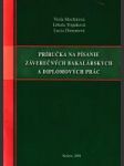 Príručka na písanie záverečných bakalárskych a diplomových prác - náhled