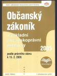 Občanský zákoník a základní občanskoprávní předpisy - podle právního stavu k 15.2.2005 - náhled