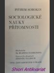 Sociologické nauky přítomnosti - sorokin pitirim - náhled