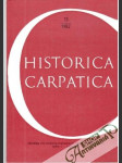 Historica carpatica 13/1982 - náhled