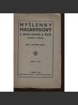 Myšlenky Masarykovy z jeho spisů a řečí (výbor z prací) - náhled