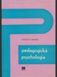 Pedagogická psychológia - náhled