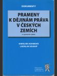 Prameny k dějinám práva v českých zemích - Dokumenty - náhled