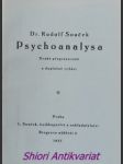 Psychoanalysa - souček rudolf - náhled