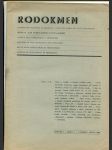 Rodokmen - časopis pro rodopis, znakosloví a ostatní pomocné vědy historické; 3 ročníky (12sešitů) 1946,1947, 1948 - náhled