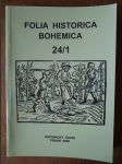 Folia historica bohemica 24/1 - náhled