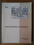 Folia historica bohemica 25/2 - náhled