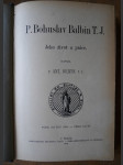 P. Bohuslav Balbín T.J - jeho život a práce - náhled
