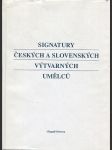 Signatury českých a slovenských výtvarných umělců - náhled