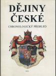 Dějiny české - chronologický přehled - náhled