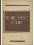 Staročeské satiry - náhled