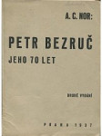 Petr Bezruč / přednáška k 70. narozeninám P. Bezruče - náhled