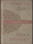 Německo český, česko německý kapesní slovník - náhled