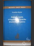 Základy a teorie evropského a českého družstevního práva - náhled