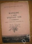 Katalog I. místní výstavy vín v Archlebově - náhled