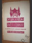 Pověst o Leninovi z armenské lidové poesie - náhled