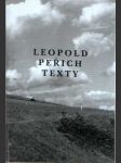 Leopold Peřich - Texty - náhled