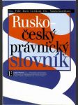 Rusko-český  právnický slovník - náhled