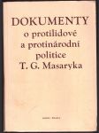 Dokumenty o protilidové a protinárodní politice t. g. masaryka - náhled