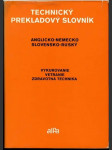 Technický prekladový slovník anglicko-nemecko slovensko- ruský - náhled