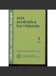Acta academica karviniensia 1/2009 - náhled