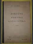 Stručná poetika a stilistika se zřetelem k čítankám pro ústavy učitelské - náhled